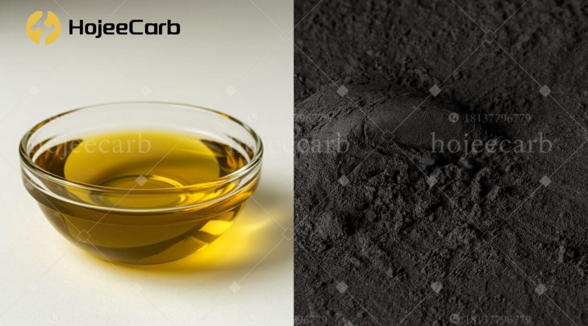 Activated carbon decolorization and bleaching stage in edible oil refining