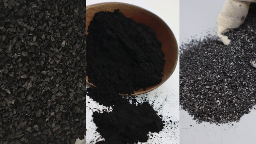 Granular activated carbon and powdered carbon product varieties for water treatment