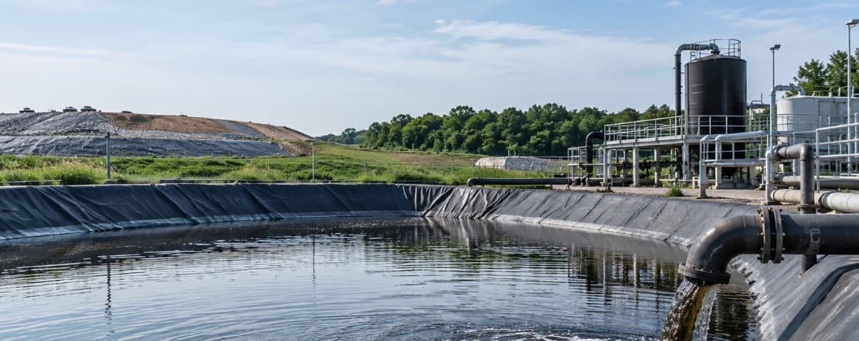Activated carbon for landfill leachate treatment