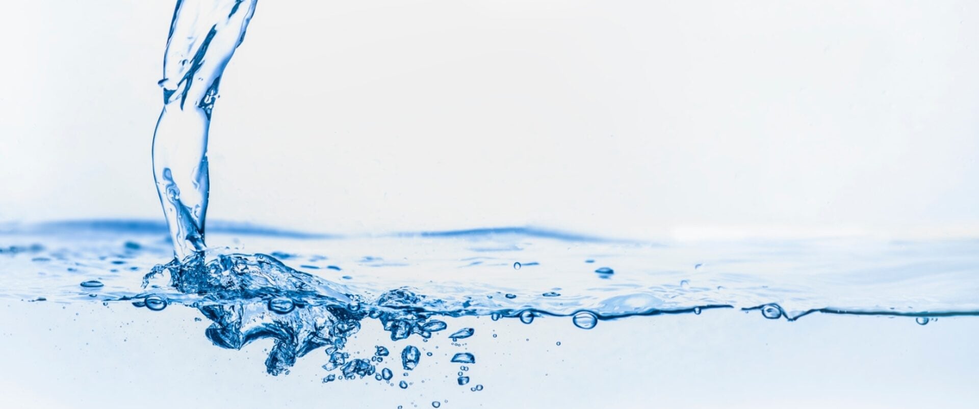 Crystal clear drinking water — purified with granular activated carbon filtration