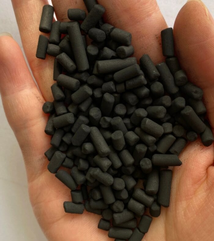 4mm extruded pellet activated carbon for gas-phase VOC and H2S removal
