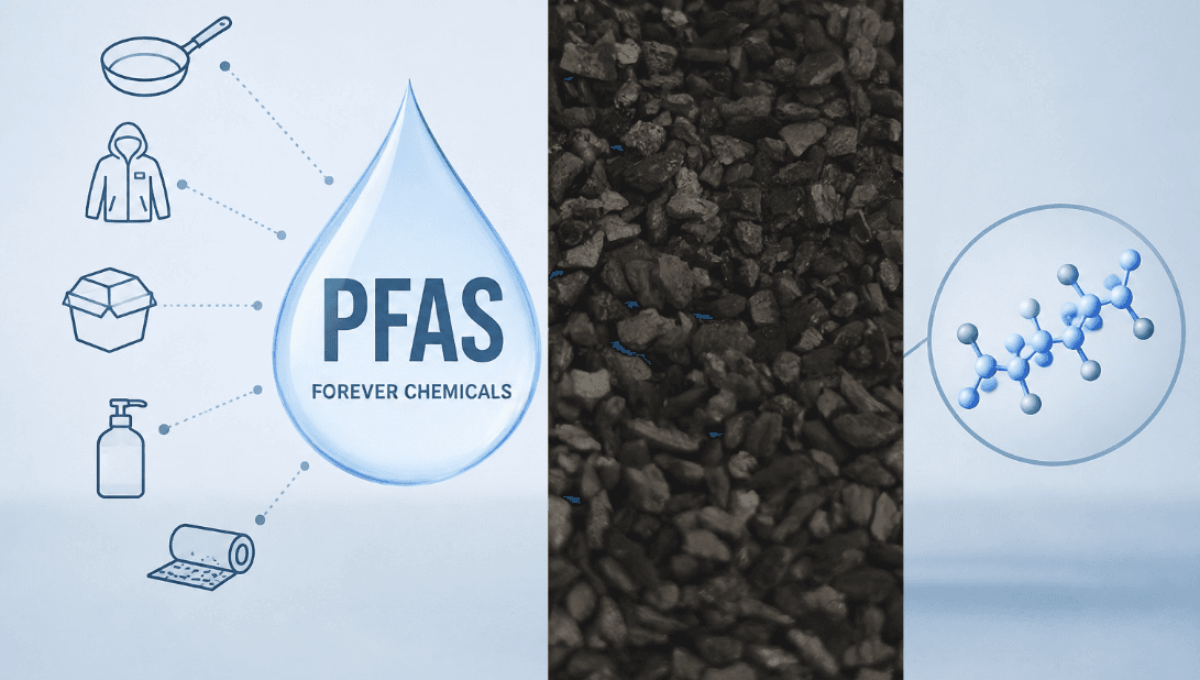 Activated carbon for PFAS removal from drinking water