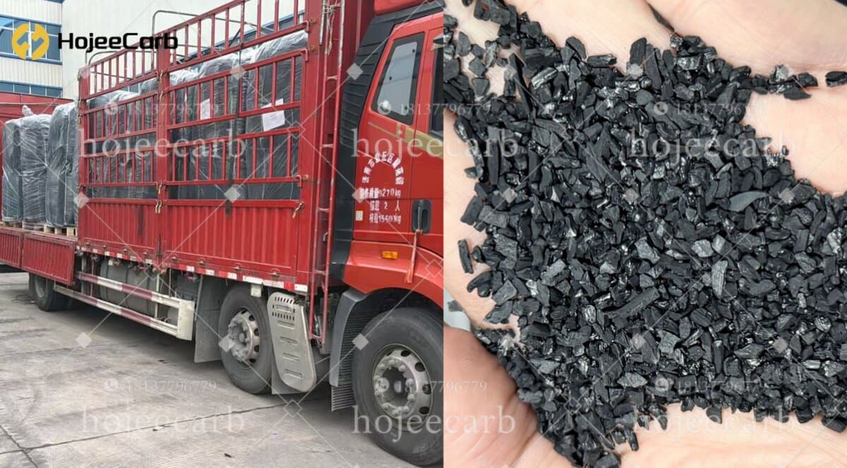 KOH impregnated pellet activated carbon for gas sweetening H2S removal Uzbekistan