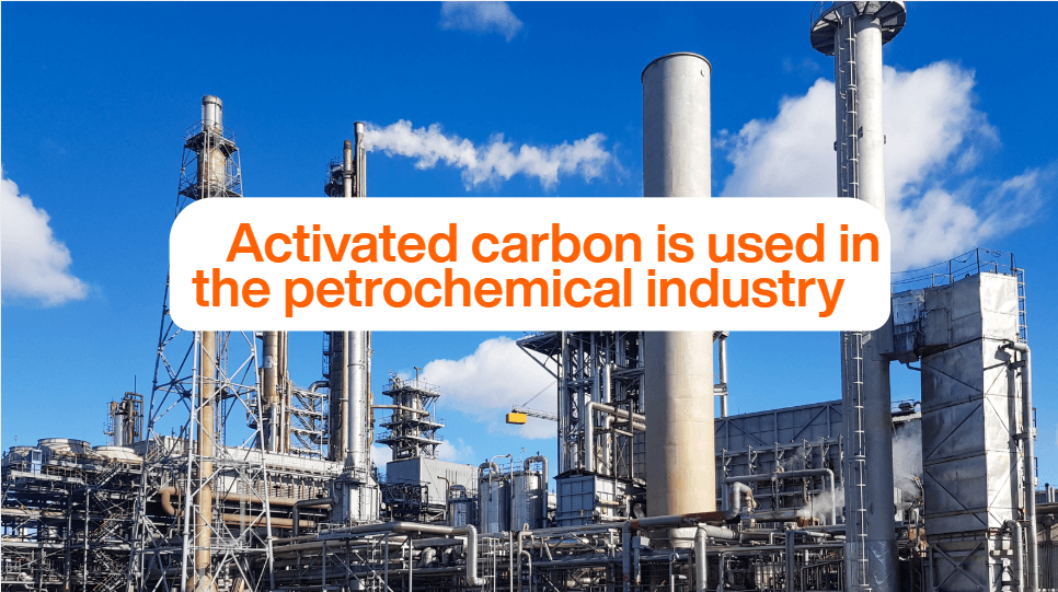 Activated carbon used in oil refinery and petrochemical applications