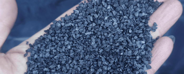 Coal-based granular activated carbon for municipal water treatment