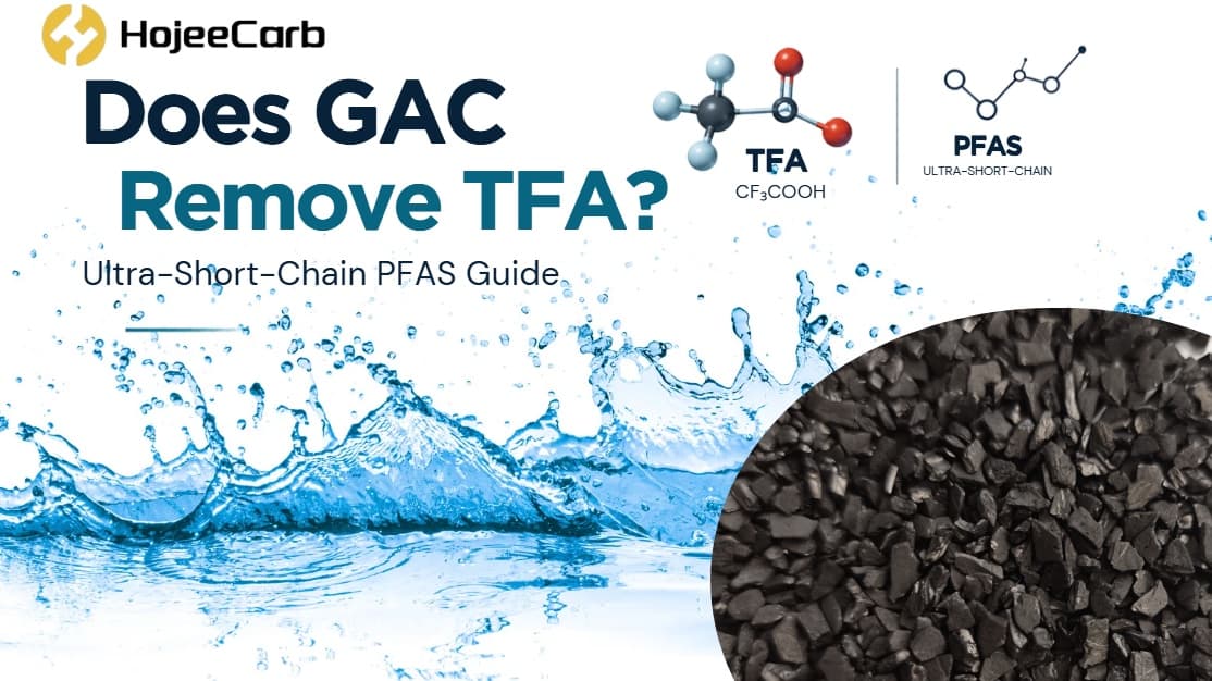 GAC filter media tested against TFA and ultra-short-chain PFAS in water treatment