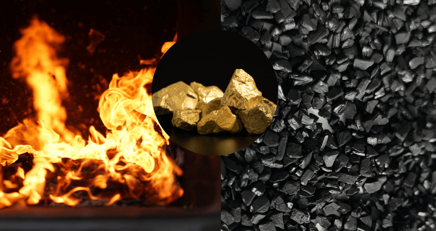Activated carbon thermal reactivation kiln for gold elution circuit
