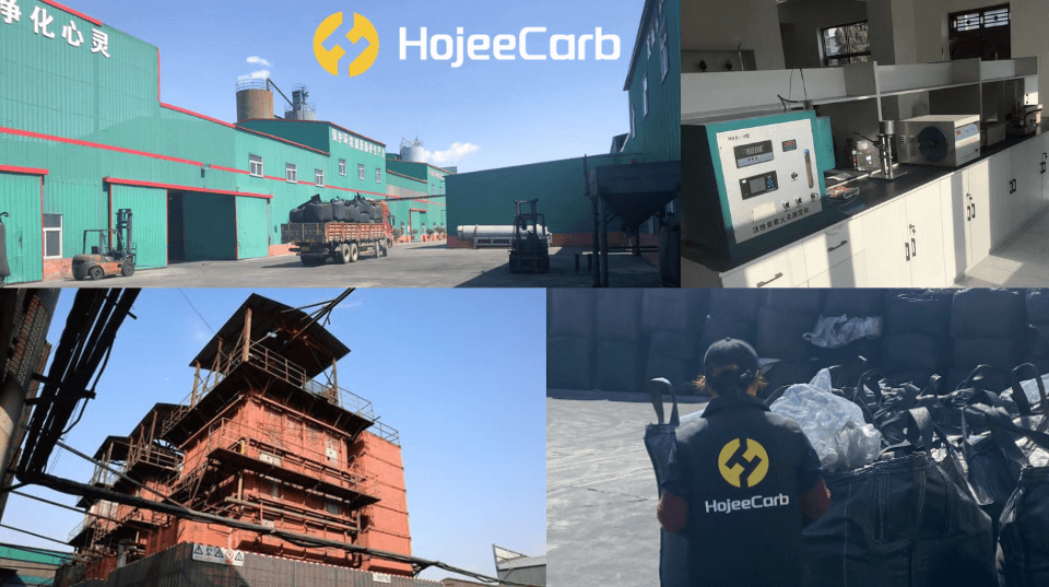 HojeeCarb activated carbon factory, production facility and quality control laboratory