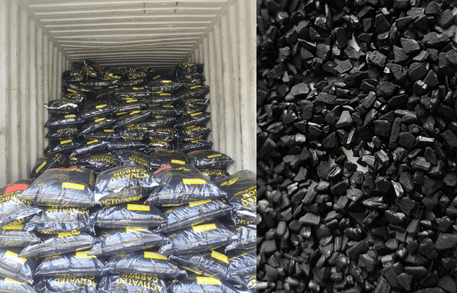 HojeeCarb gold recovery activated carbon container loading and export