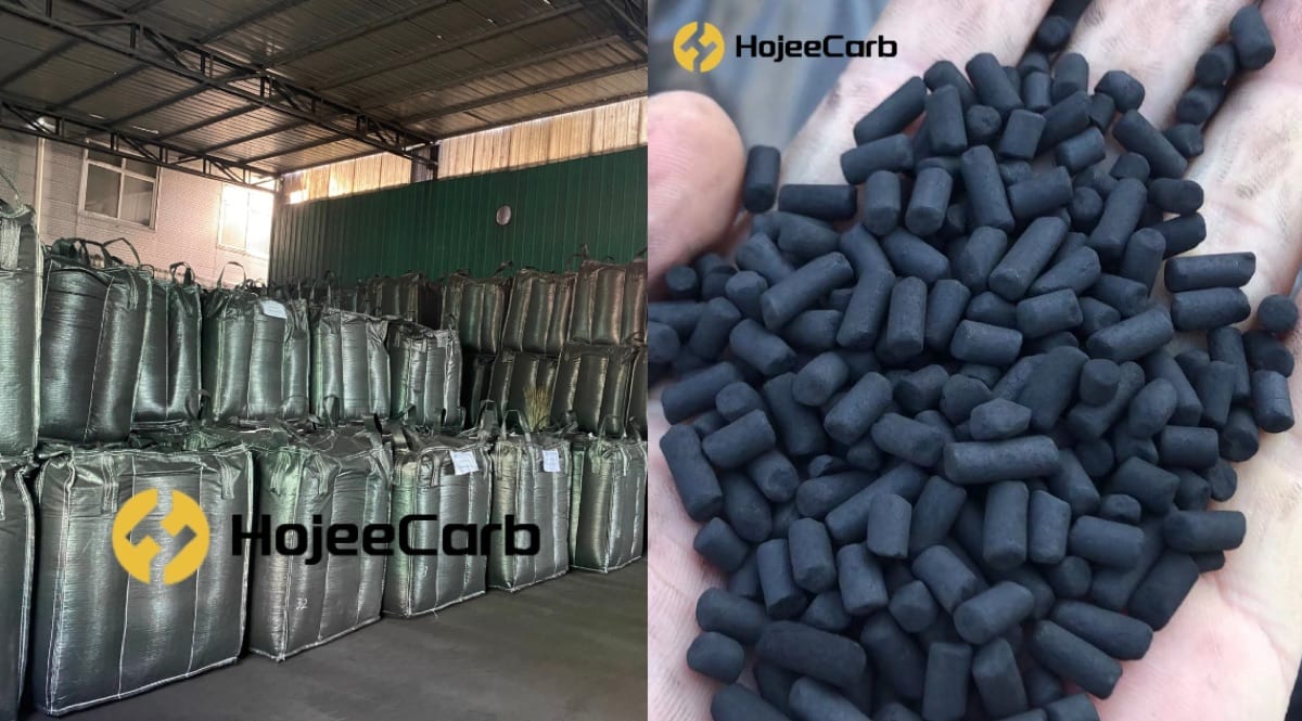 KOH/NaOH-impregnated pellet activated carbon grades for H2S removal