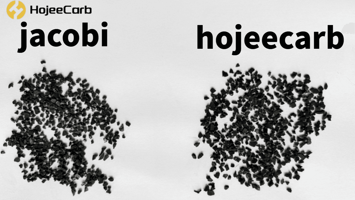 Jacobi vs HojeeCarb coconut shell activated carbon granule comparison for gold recovery