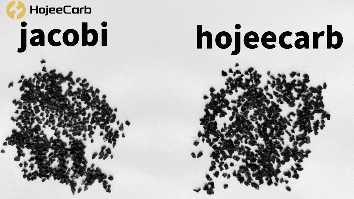 Jacobi vs HojeeCarb coconut shell activated carbon granule comparison for gold recovery