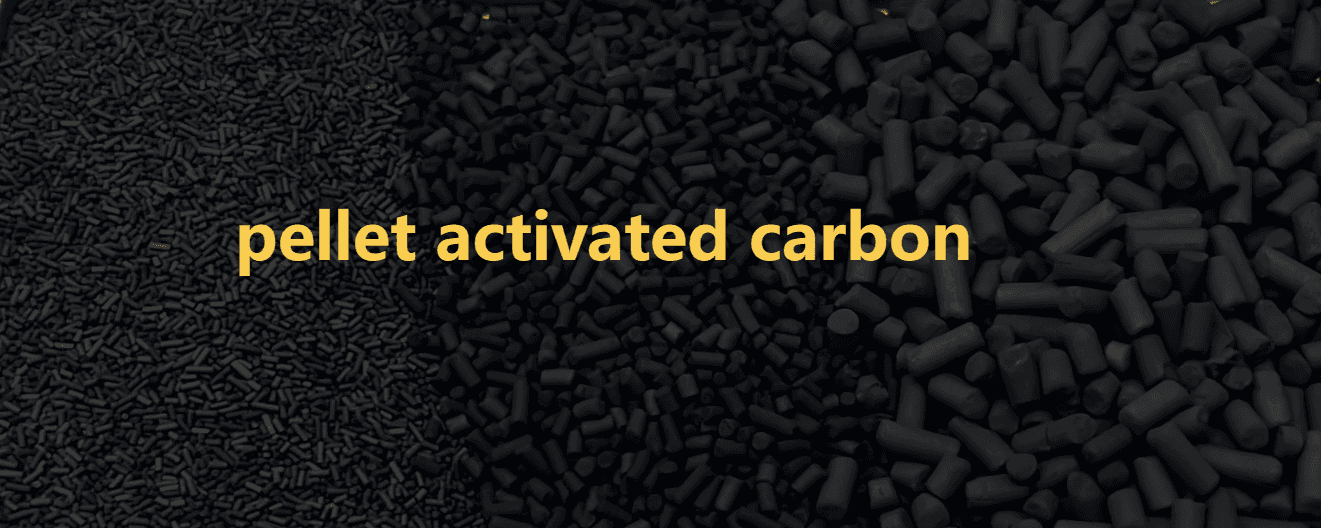 Pellet activated carbon — uniform cylindrical form for gas treatment, VOC removal, and biogas purification