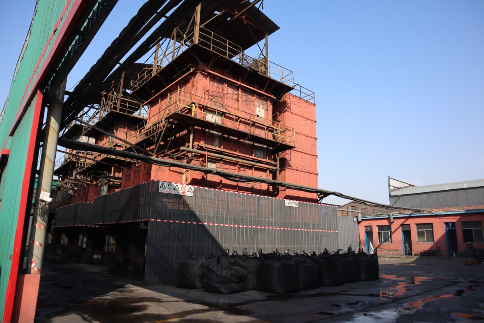 Activated carbon production facility — controlling surface area through activation parameters