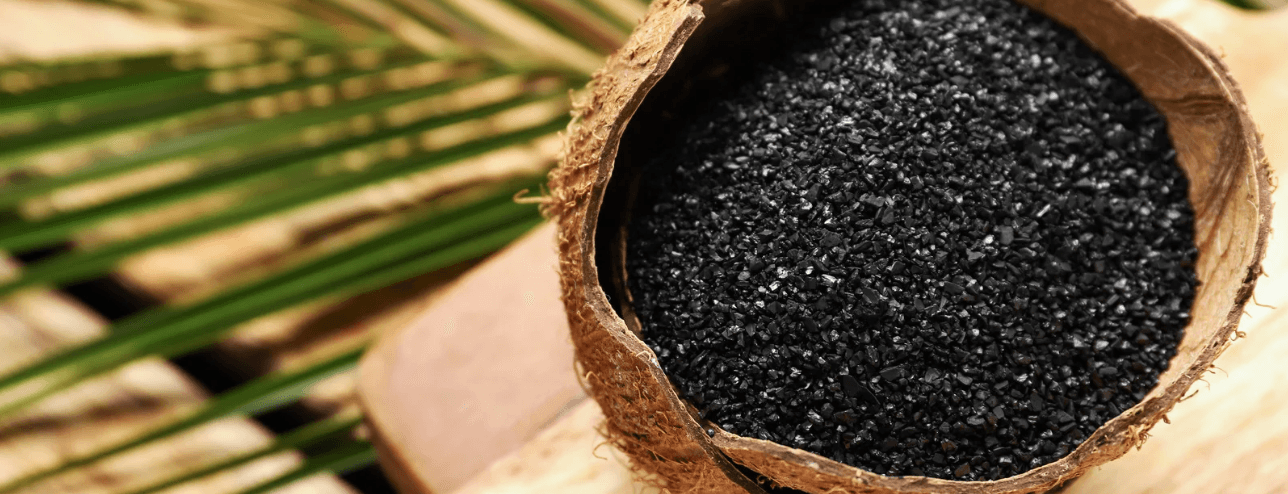 Coconut shell activated carbon for water filtration