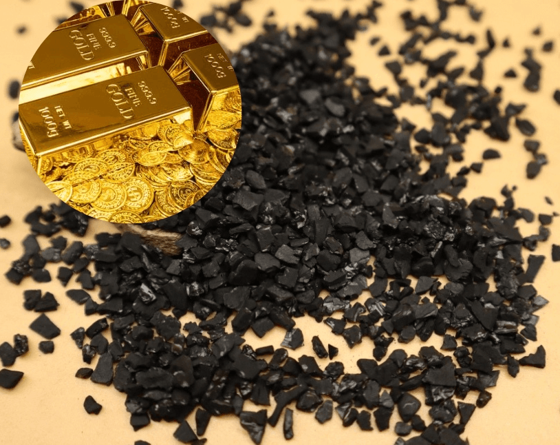 Coconut shell granular activated carbon for gold recovery in CIL and CIP circuits