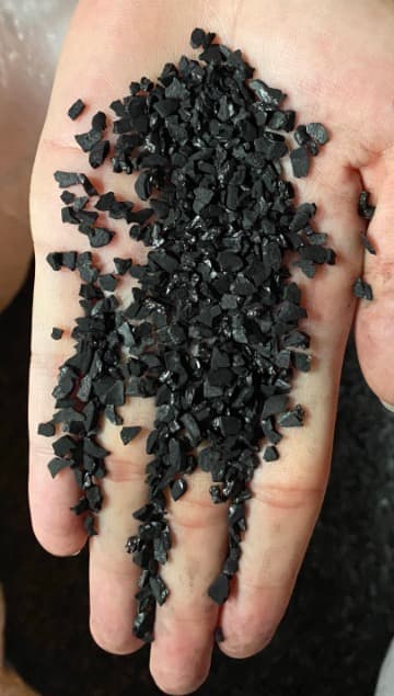 6x12 mesh gold recovery activated carbon granules close-up
