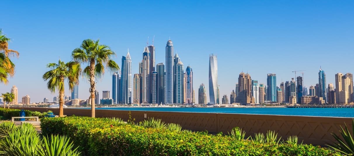 Activated carbon supplier serving the UAE — Dubai skyline